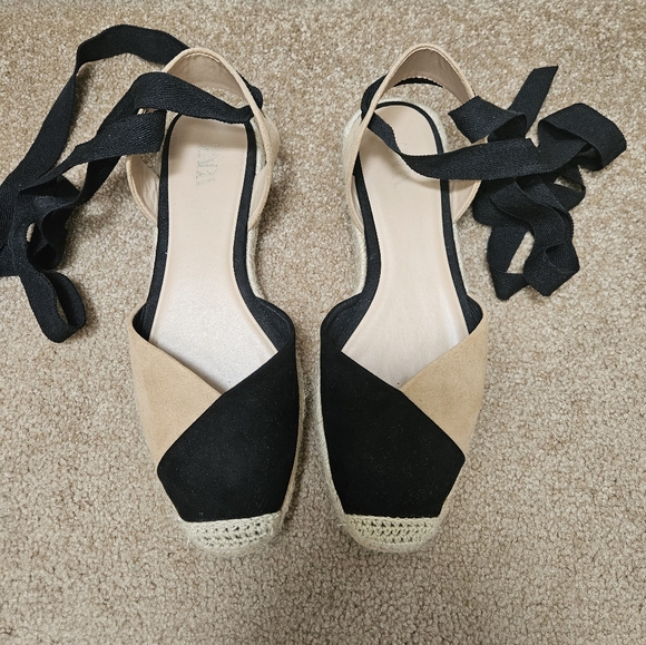 Zara Combination Tie Espadrilles - Picture 4 of 5